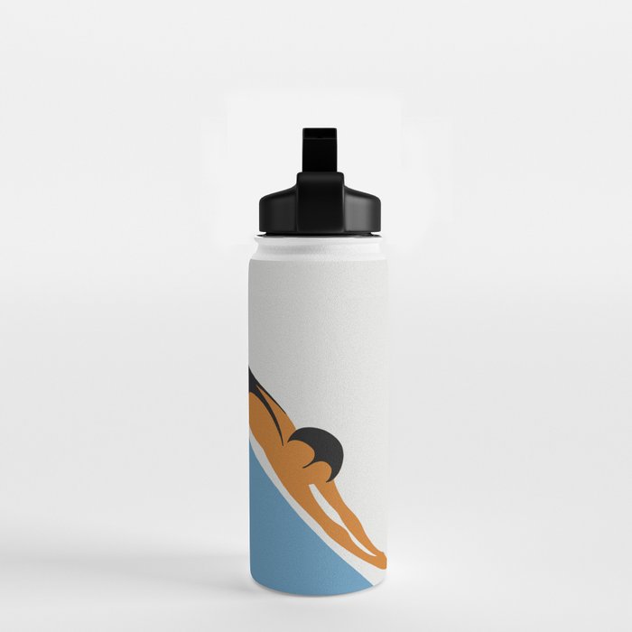 Australia, The Seaside Calls, Vintage Travel Art Water Bottle Gallery Image 2