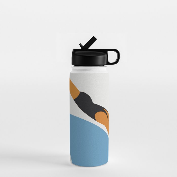 Australia, The Seaside Calls, Vintage Travel Art Water Bottle Gallery Image 1