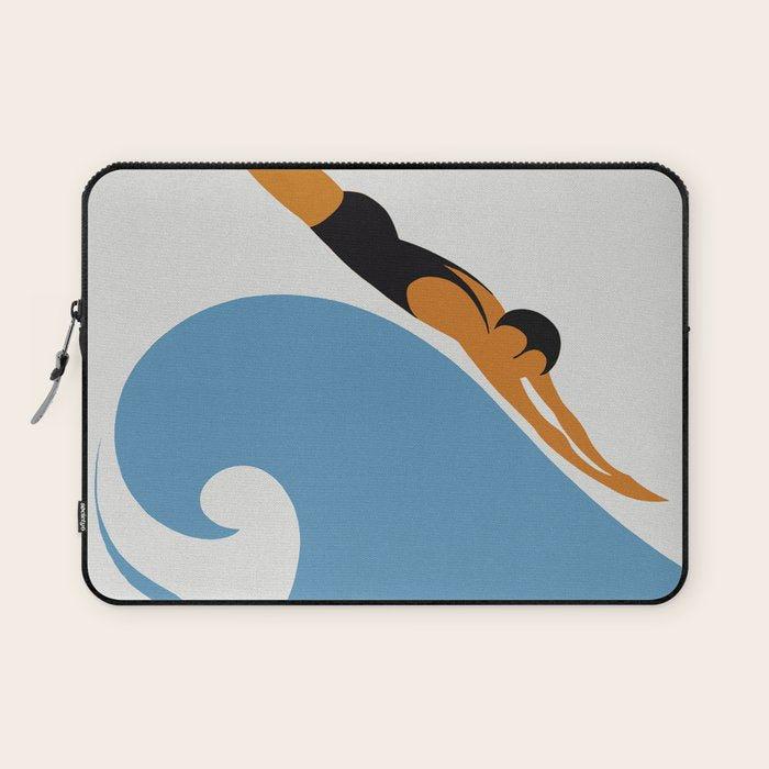 Australia, The Seaside Calls, Vintage Travel Art Laptop Sleeve Gallery Image 1