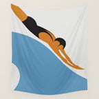 Australia, The Seaside Calls, Vintage Travel Art Wall Tapestry Gallery Image 4