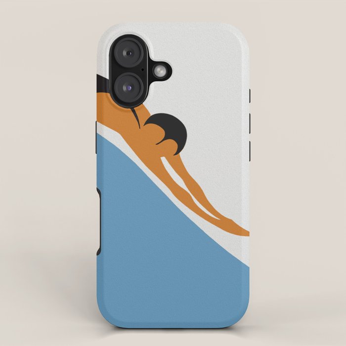 Australia, The Seaside Calls, Vintage Travel Art iPhone Case Gallery Image 1