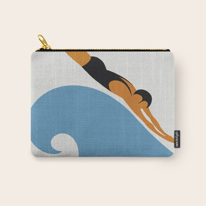 Australia, The Seaside Calls, Vintage Travel Art Carry All Pouch Gallery Image 1