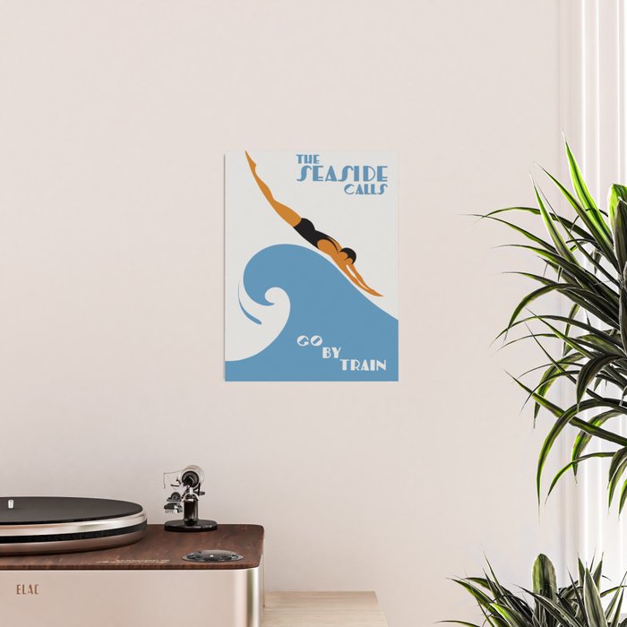 Australia, The Seaside Calls, Vintage Travel Art Poster Gallery Image 2