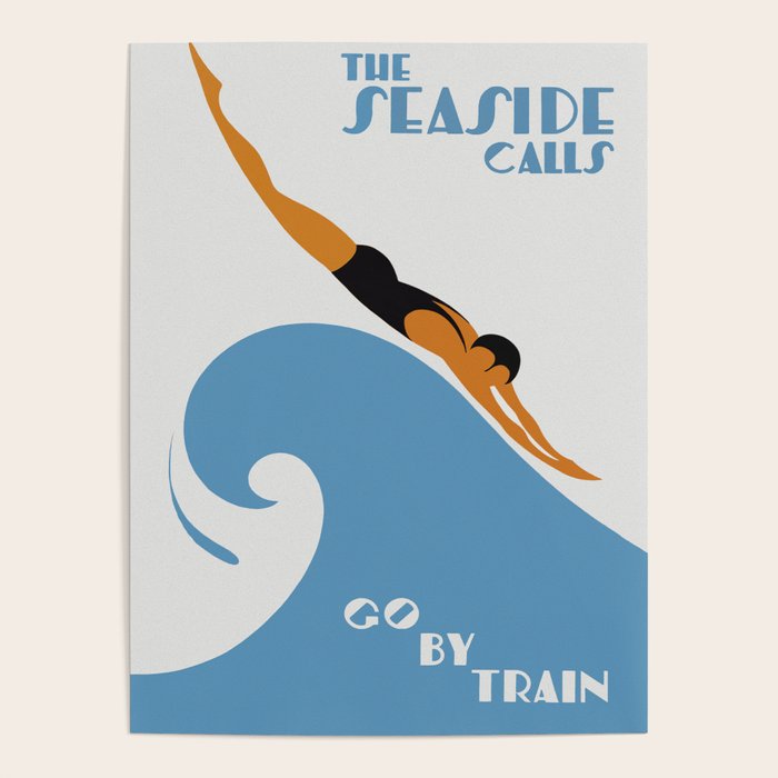 Australia, The Seaside Calls, Vintage Travel Art Poster Gallery Image 4