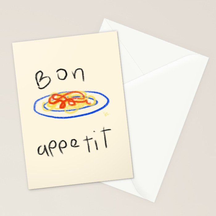 Bone Apple Tea Stationery Card Gallery Image 2