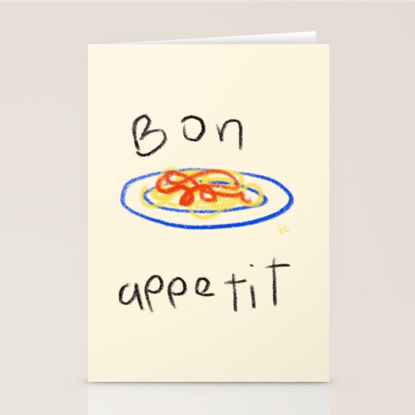 Bone Apple Tea Stationery Card Gallery Image 2