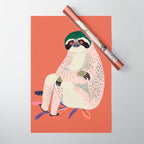 Just Slothin' Around Wrapping Paper Gallery Image 1