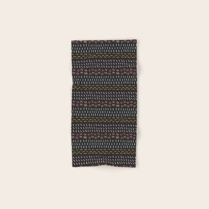 Boehmian Mudcloth Bath Towel Gallery Image 1