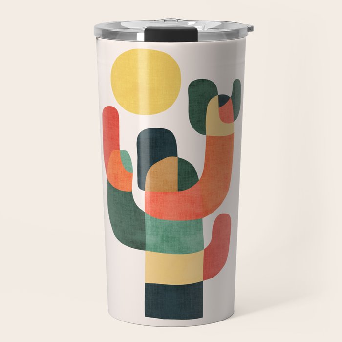 Cactus in the desert Travel Mug Gallery Image 1