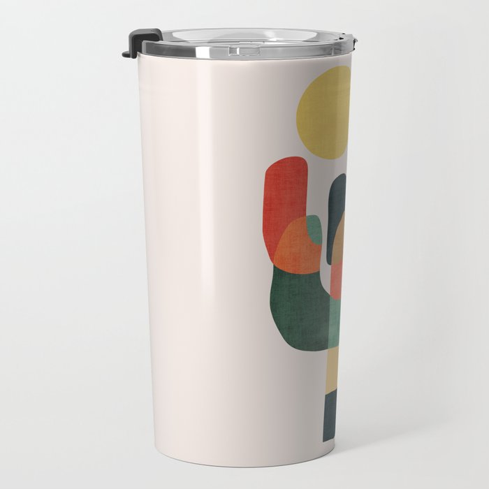 Cactus in the desert Travel Mug Gallery Image 3