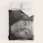African American Women in black and white Duvet Cover Gallery Image 6