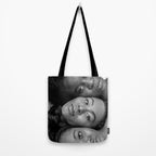 African American Women in black and white Tote Bag Gallery Image 2