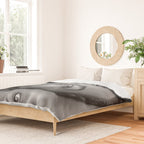 African American Women in black and white Duvet Cover Gallery Image 2