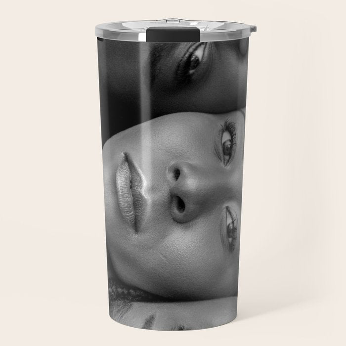 African American Women in black and white Travel Mug Gallery Image 1