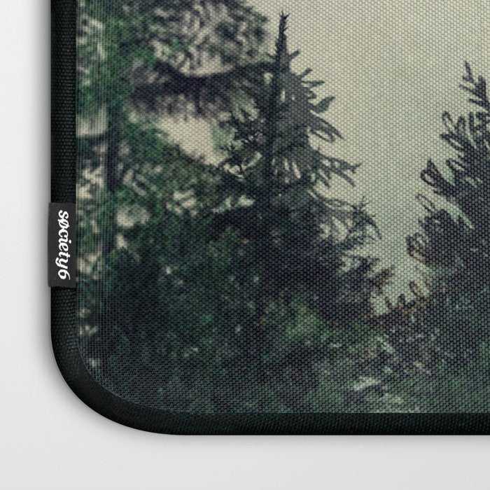 Foggy Pine Trees Laptop Sleeve Gallery Image 3