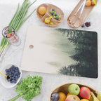 Foggy Pine Trees Cutting Board Gallery Image 2