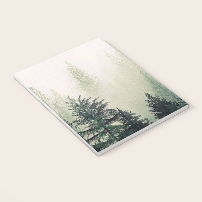 Foggy Pine Trees Notebook Gallery Image 3