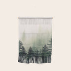 Foggy Pine Trees Wall Hanging Gallery Image 1