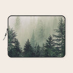 Foggy Pine Trees Laptop Sleeve Gallery Image 1