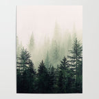 Foggy Pine Trees Poster Gallery Image 4