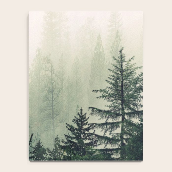 Foggy Pine Trees Notebook Gallery Image 4