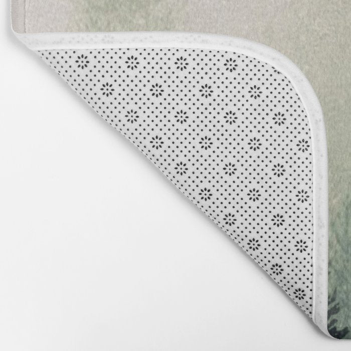 Foggy Pine Trees Bath Mat Gallery Image 2
