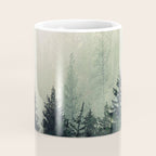 Foggy Pine Trees Coffee Mug Gallery Image 4