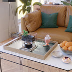 Foggy Pine Trees Serving Tray Gallery Image 2