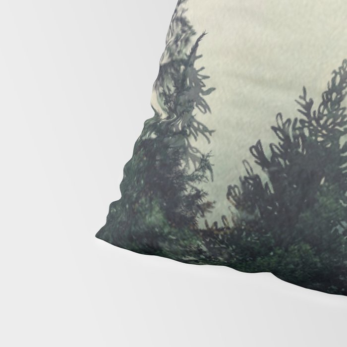 Foggy Pine Trees Pillow Sham Gallery Image 4