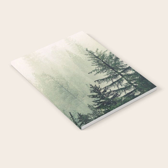 Foggy Pine Trees Notebook Gallery Image 2