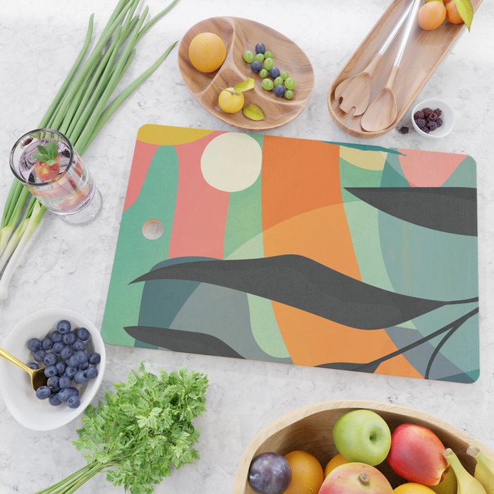 Sunrise Garden 11 Cutting Board Gallery Image 2