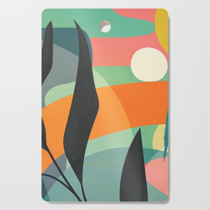 Sunrise Garden 11 Cutting Board Gallery Image 1