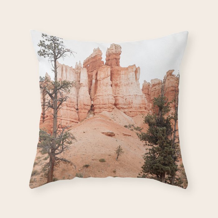 Landscape Of Bryce National Park Photo | Utah Nature Art Print | USA Digital Travel Photography Throw Pillow Gallery Image 6