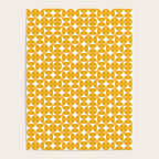 Mid Century Modern Geo 04B Yellow Poster Gallery Image 4