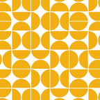 Mid Century Modern Geo 04B Yellow Coffee Mug Gallery Image 2