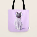 SPACE CAT Tote Bag Gallery Image 1