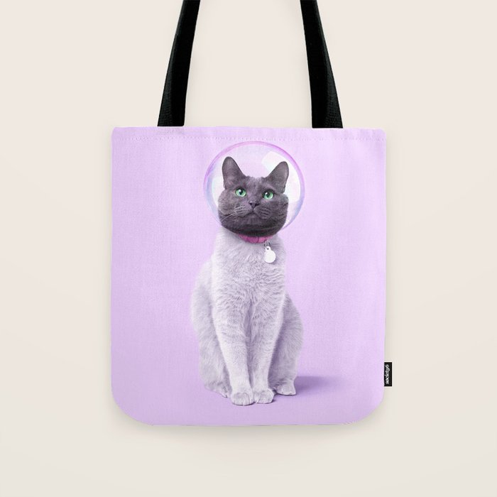 SPACE CAT Tote Bag Gallery Image 1