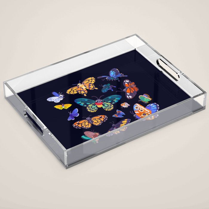 Butterflies Day Acrylic Tray Gallery Image 1