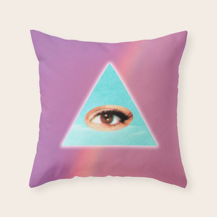 Eye see you Throw Pillow Gallery Image 1