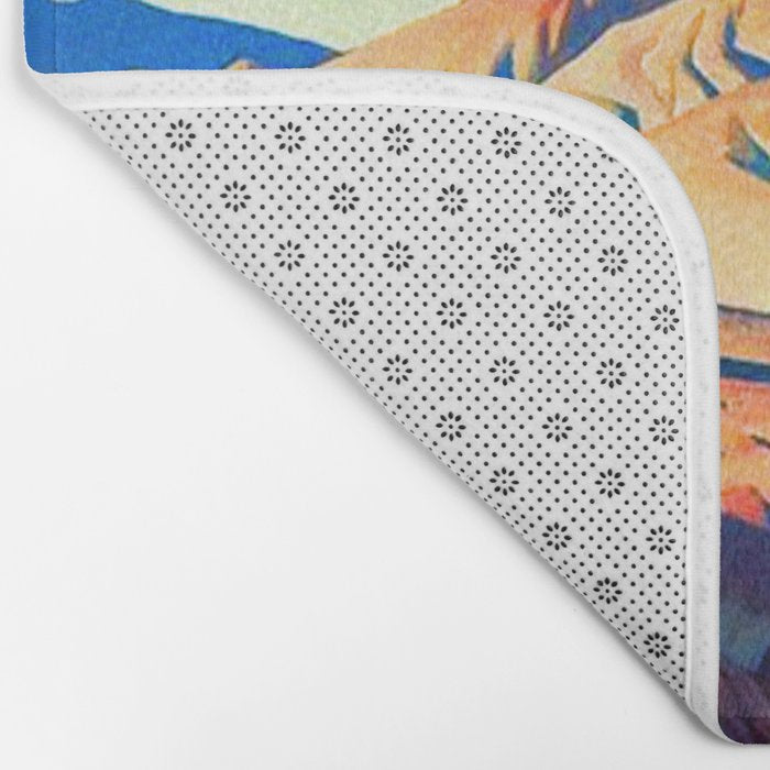 Maynard Dixon Home of the Desert Rat Bath Mat Gallery Image 2