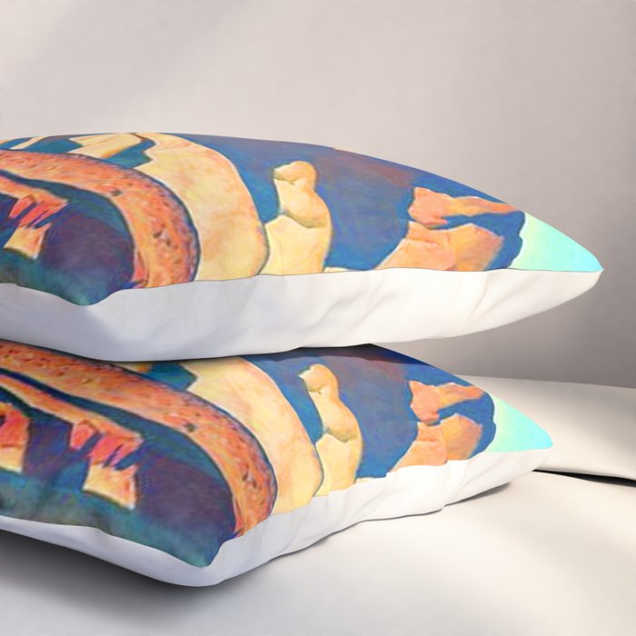 Maynard Dixon Home of the Desert Rat Pillow Sham Gallery Image 3