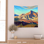 Maynard Dixon Home of the Desert Rat Wall Tapestry Gallery Image 2