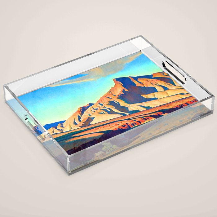 Maynard Dixon Home of the Desert Rat Acrylic Tray Gallery Image 1