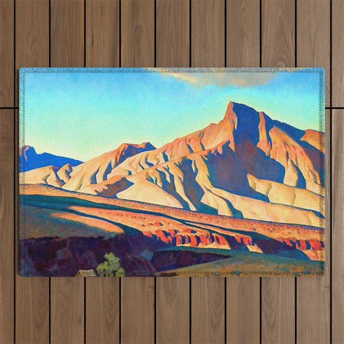 Maynard Dixon Home of the Desert Rat Outdoor Rug Gallery Image 1