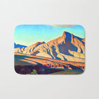 Maynard Dixon Home of the Desert Rat Bath Mat Gallery Image 1