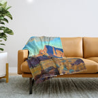 Maynard Dixon Home of the Desert Rat Throw Blanket Gallery Image 1