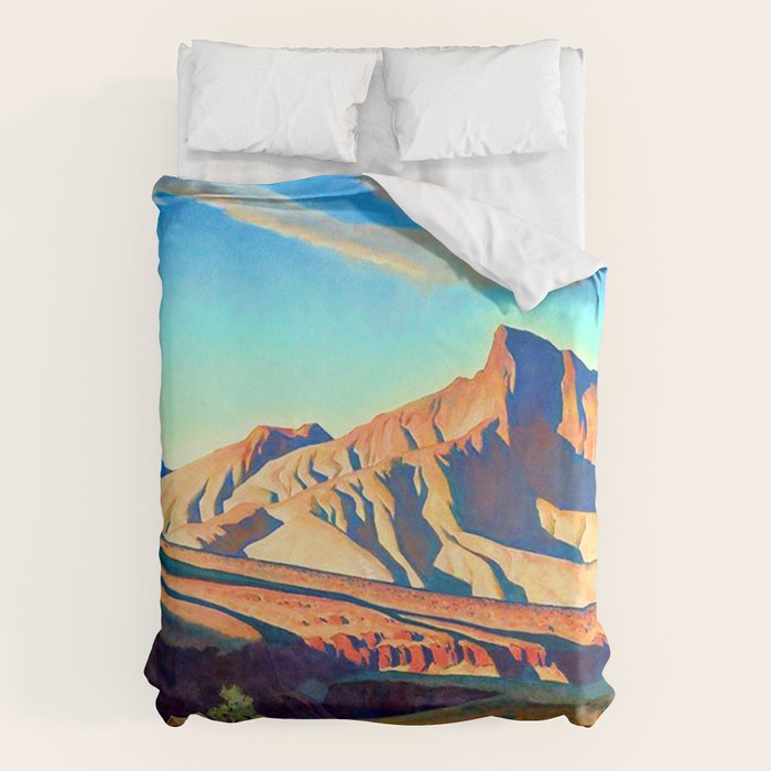 Maynard Dixon Home of the Desert Rat Duvet Cover Gallery Image 1