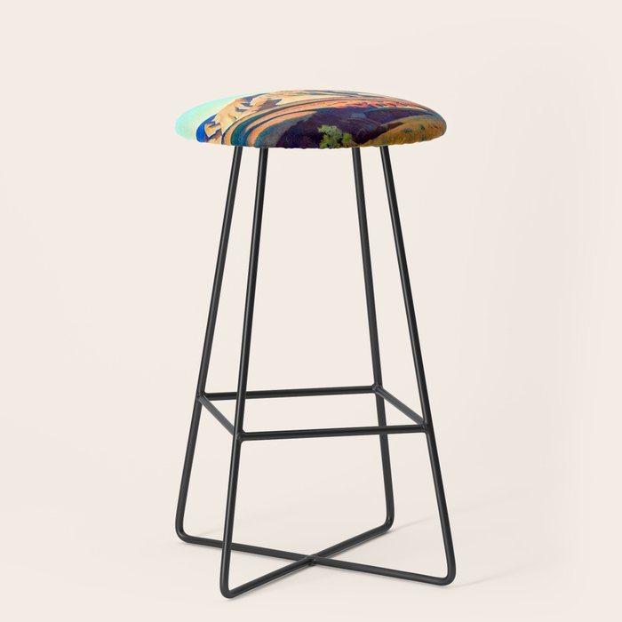 Maynard Dixon Home of the Desert Rat Stool Gallery Image 1