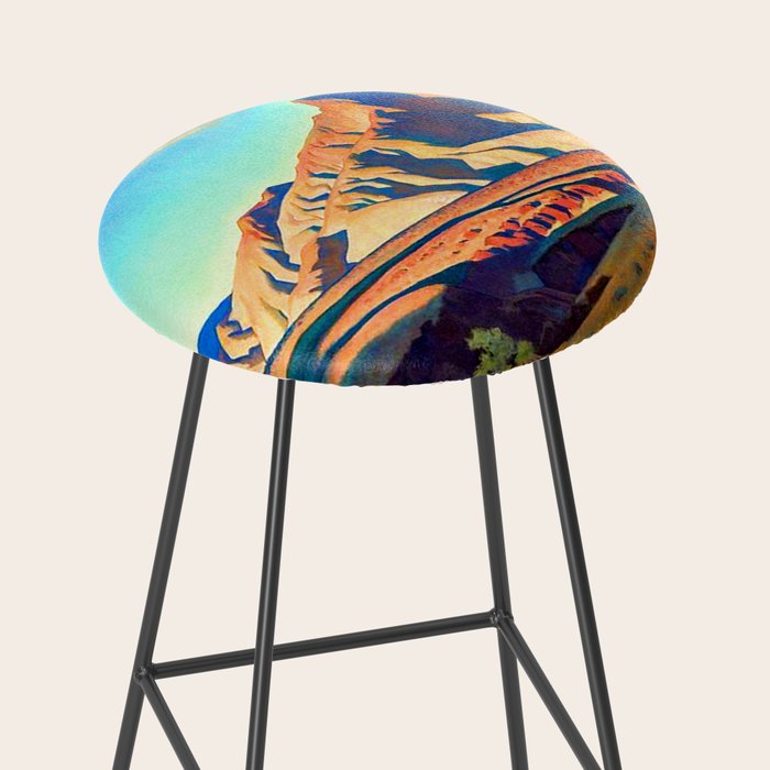 Maynard Dixon Home of the Desert Rat Stool Gallery Image 2