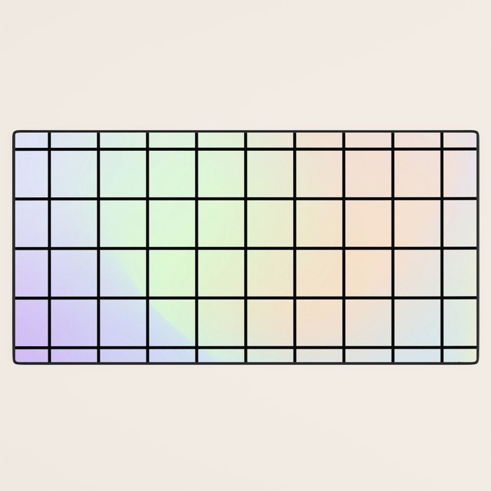 synthwave background grid Desk Mat Gallery Image 3
